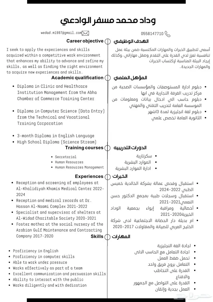 تصميم سيره ذاتيه 3