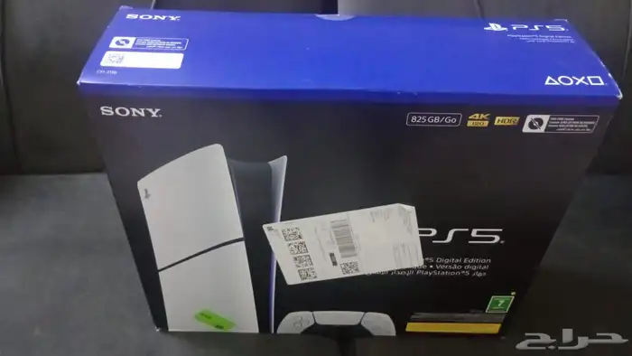 جهاز بلاي ستيشن 5 إصدار رقمي رفيع 825 غيغا ضمان سنتين 2