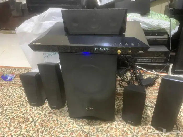 مسرح منزلي سوني سماعات سوني بلوتوث 1000واط كامل وصوت قوي 0