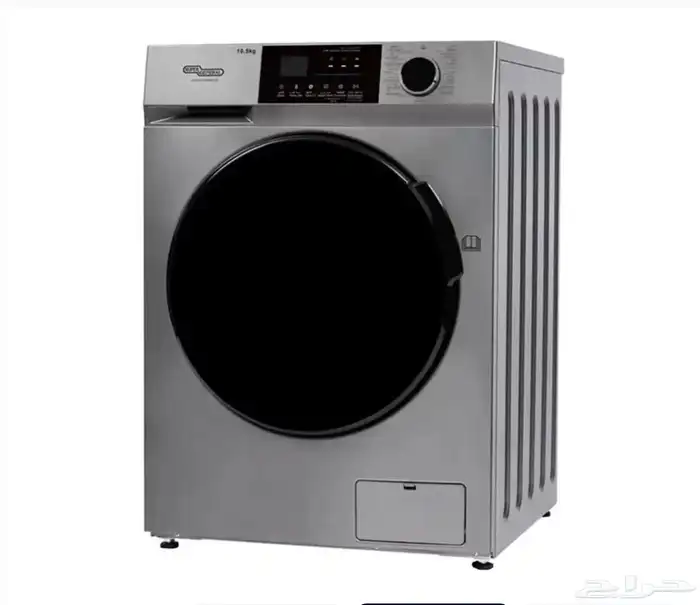 غسالة سوبر جنرال أوتوماتيك امامية سلفر 10 5ك شاشة لمس 2