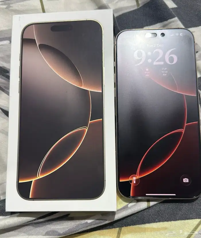 جهاز ايفون 16برو ماكس 256GB نظيف جدا اغراضه كله موجوده 0