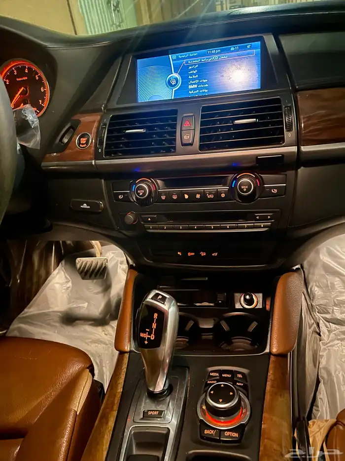 BMW X6 فل كامل 8 سلندر توين تيربو أسود ومن داخل جملي 6