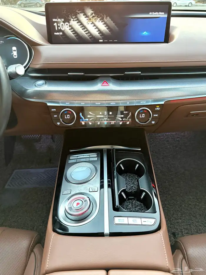 جنسس G80 بنوراما 2021 داخل جملي بحالة الوكاله للبيع 18