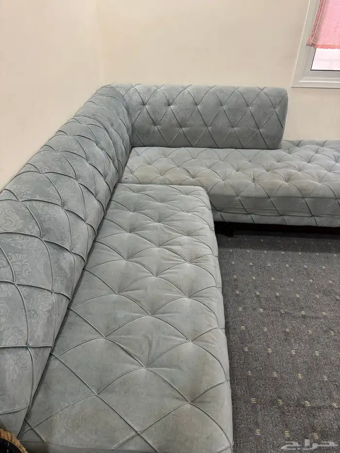 كنب حرف ال ثلاث قطع 2