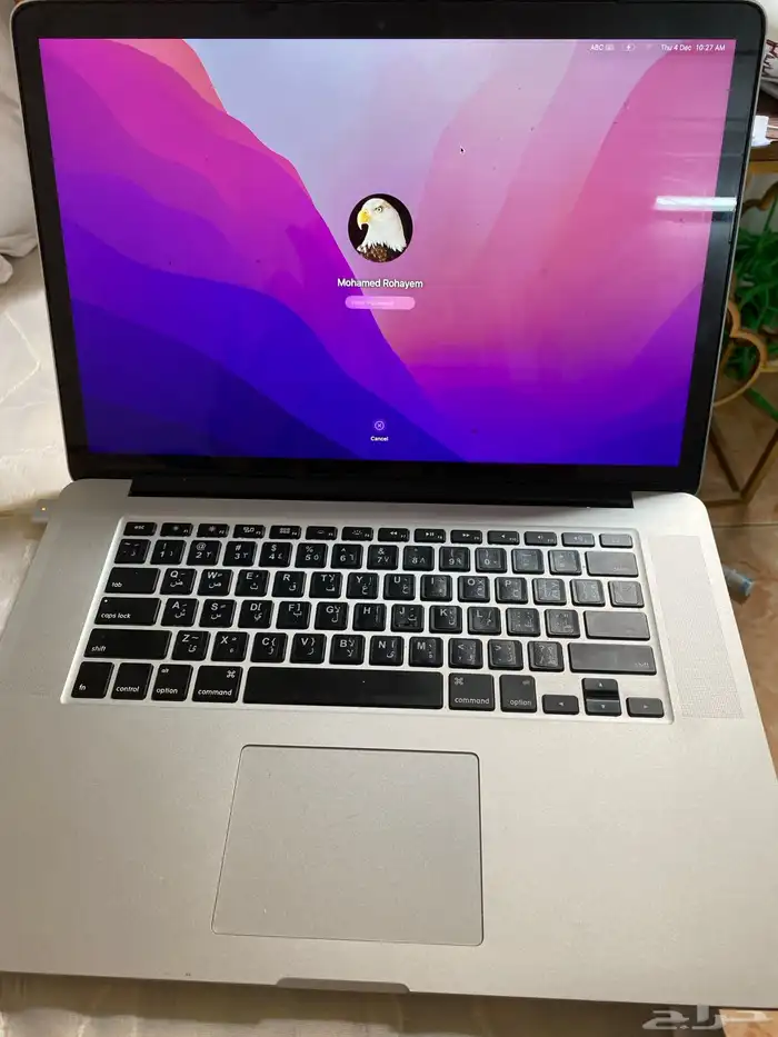macbook 2015 ماك  بوك شاشة 2015 مساحة 500 جيجا 1