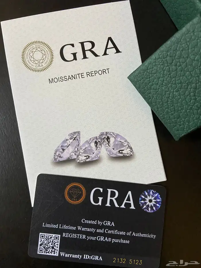 خاتم فضة عيار 925 مرصع بحجر شبيه الألماس بنسبة 90 في المية 1