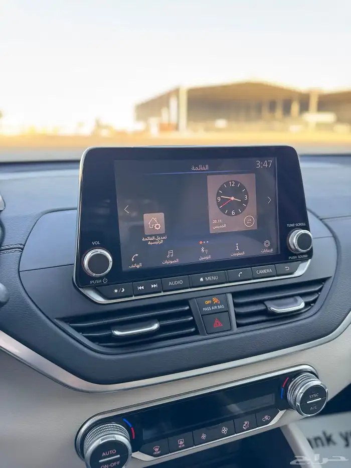 للبيع نيسان التيما 2022 نص فل بحالة الوكاله 16