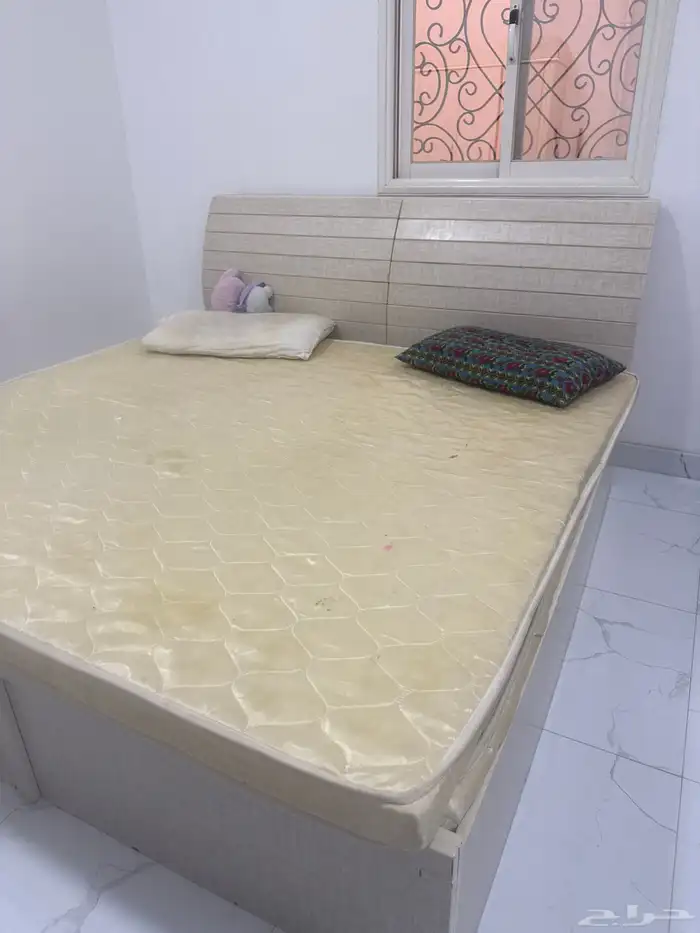 غرفة نوم سريرين اطفال ودولاب مع جهاز سيكل رياضه 0