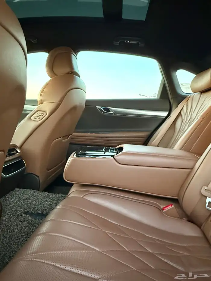 جنسس G80 بنوراما 2021 داخل جملي بحالة الوكاله للبيع 15