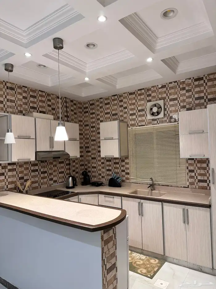 شقة مفروش للايجار الشهري و السنوي حي الحمدانيه 9