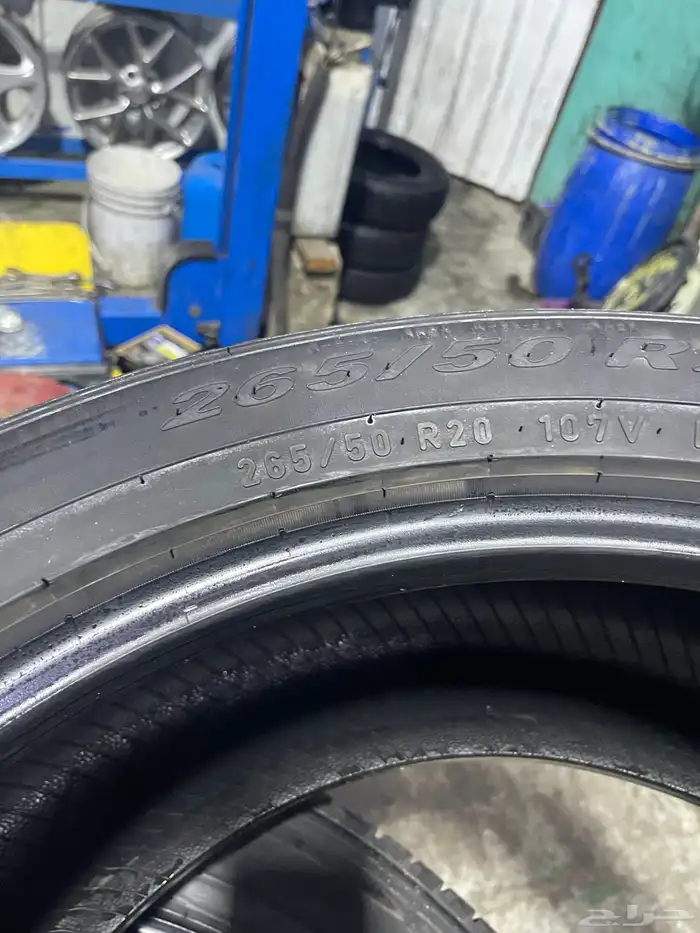 طقم كفرات برلي اخو الجديد 265 50 20 4