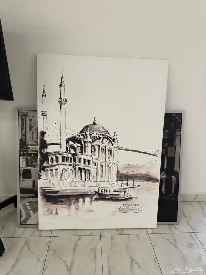 لوحتين - طابعه - ساعات جداريه 0