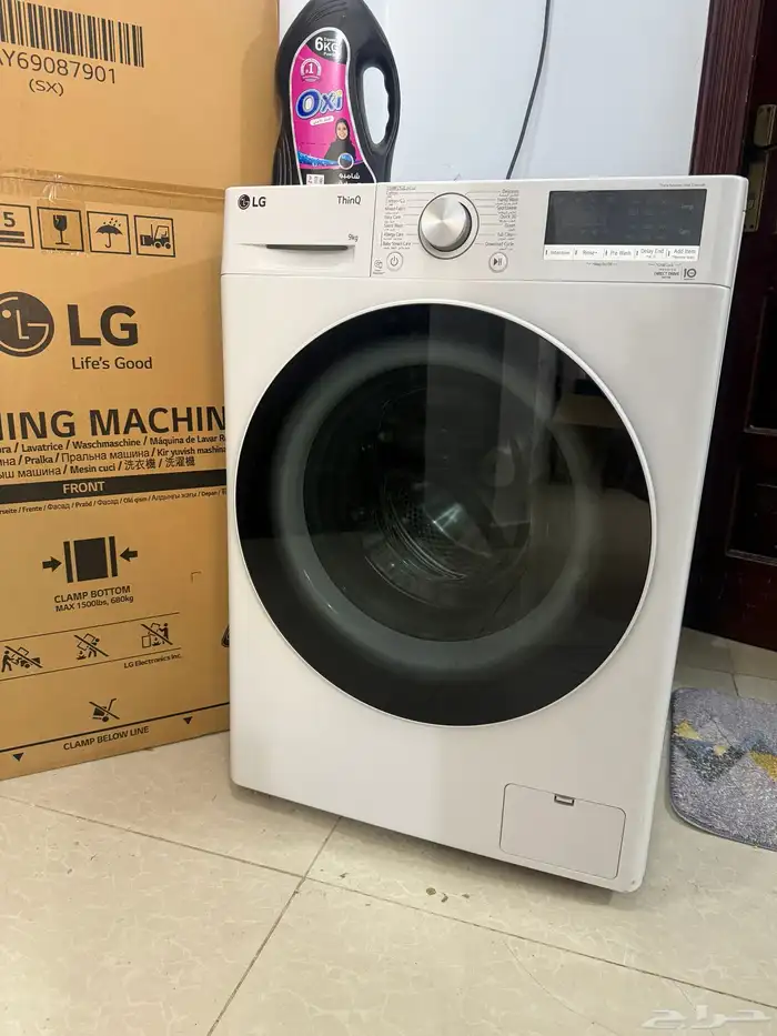 غسالة LG مكيف سبليت صغير جري طاولة شاشة 2