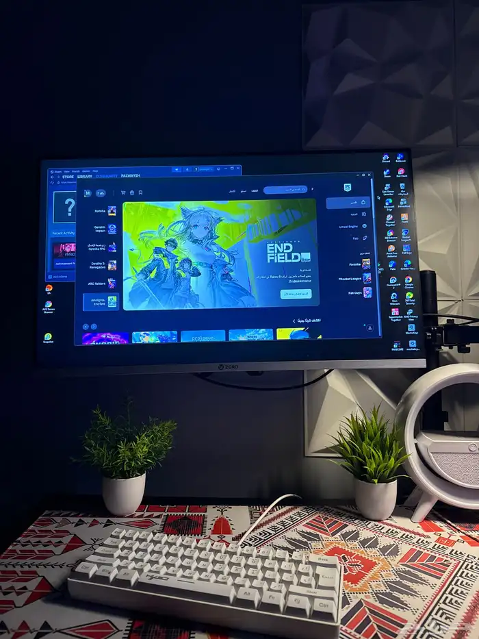 بي سي للبيع معى شاشه تدعم 145 هيرز وصل السوم 3000 1