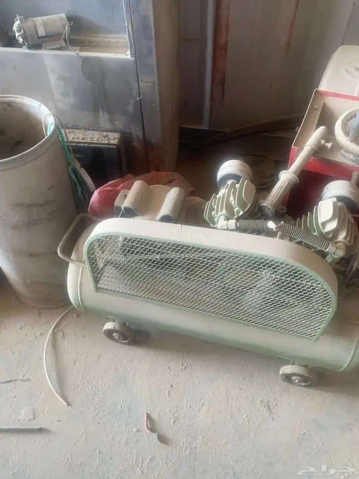 مكينة قص ازفلت وماطور هواء 2