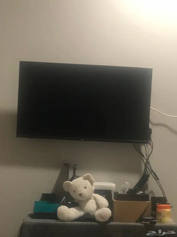 شاشه بلازمه وسط 34 بوصه عاديه مع جهاز سمارت 0