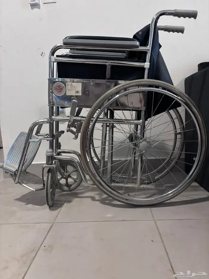 كرسي متحرك كرسي مدولب. 100 كيلو شبة جديد 0