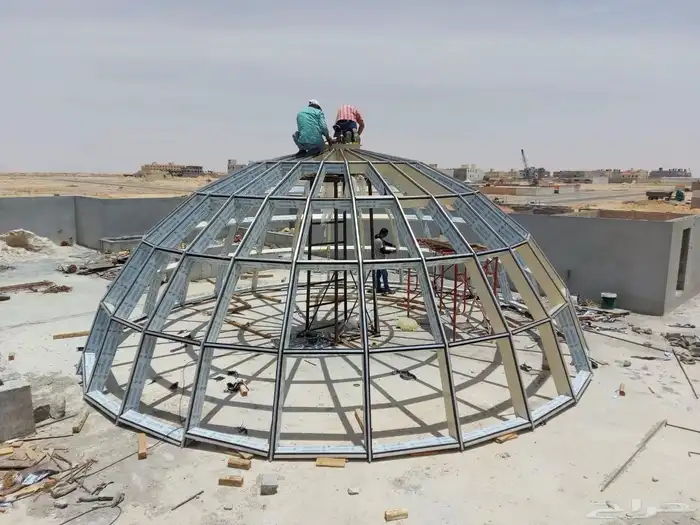 المنيوم ابواب شبابيك واجهات -شيورات -قبب 20