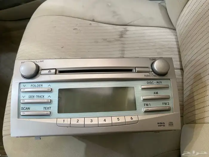 للبيع مسجل كامري 2011 وقاعده لوحه 0