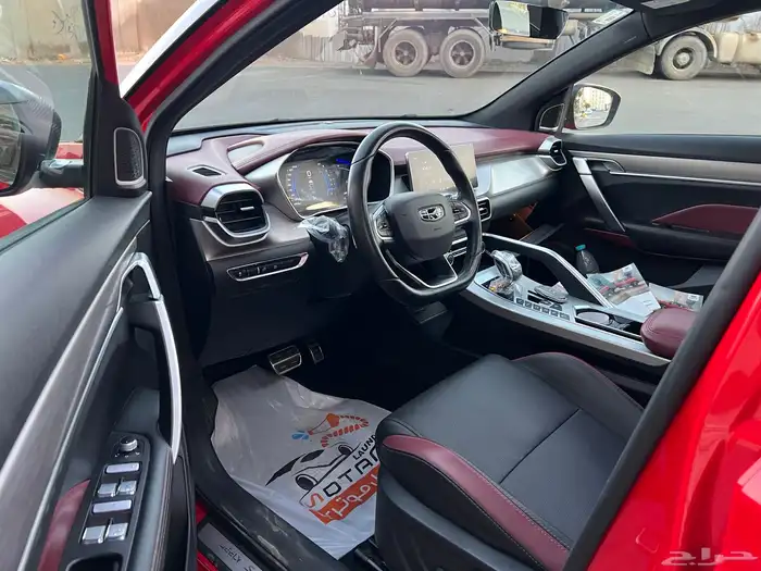 جيلي كولراي 2022 فل كامل GF بلس بلاك ريم شبه الجديد 5