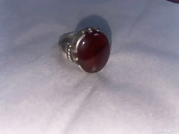 خاتم عقيق يماني مصور وكبدي ماشاءالله 1