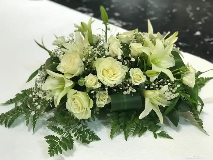 فازات_ورد_بوكيه_طاوله ورد طبيعي صناعي 2