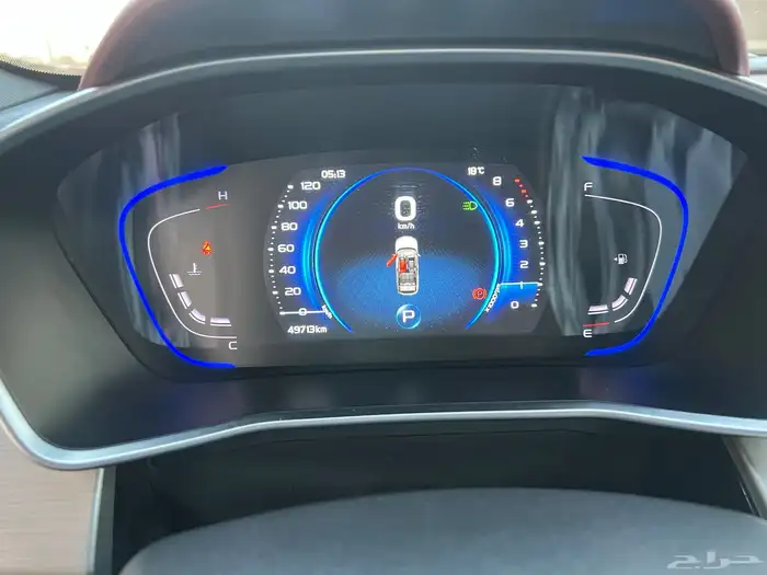 جيلي كولراي 2022 فل كامل GF بلس بلاك ريم شبه الجديد 23