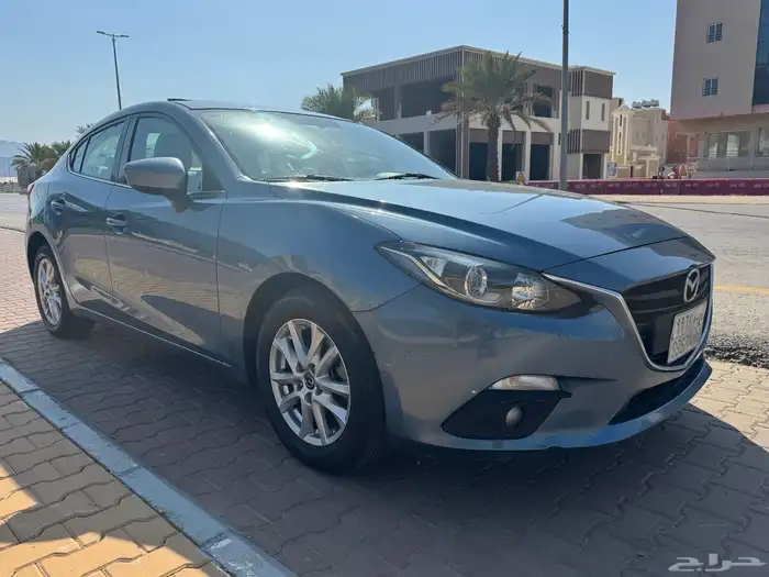 مازدا 3 فل كامل مخزنه بحالة الوكالة 2016 12