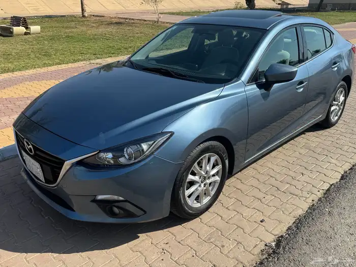مازدا 3 فل كامل مخزنه بحالة الوكالة 2016 2