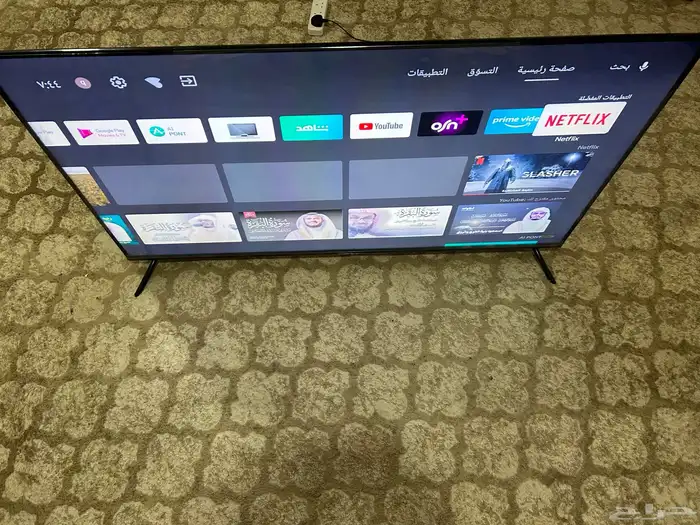 للبيع شاشة سمارت 4K   حجم 55 إلى 60 بوصة 0