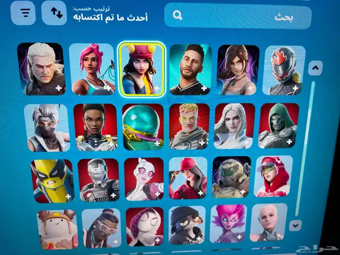 حساب فورت نايت للبيع فيه مظلات ترفس سكوت 9