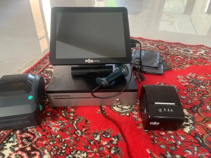 جهاز كاشير نظيف مع طابعه 1