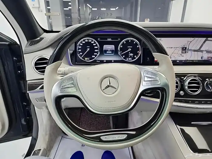 مرسيدس S500L فل ملكي نظيف جدا عداد 57 k كم 4