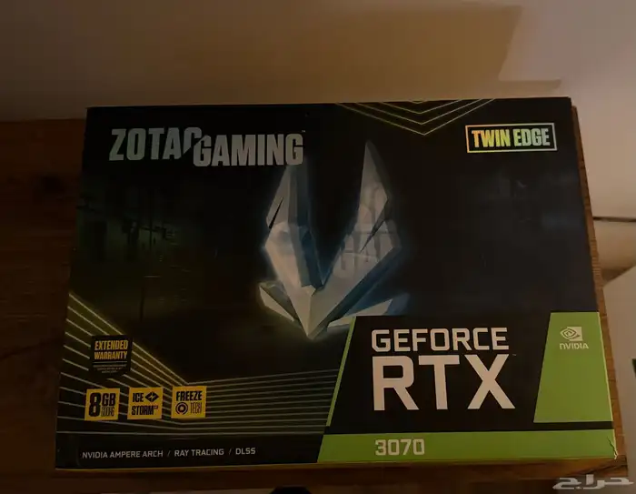 كرت شاشة 3070 نسخة zotac مستعمل 3