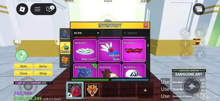 حساب بلوكس فروت 5