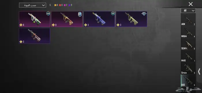 حساب ببجي نادر 22