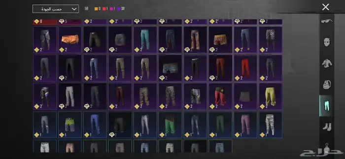 حساب ببجي 7 اسلحه تطور ولباس نادره ولايجيي الاصاملل 2