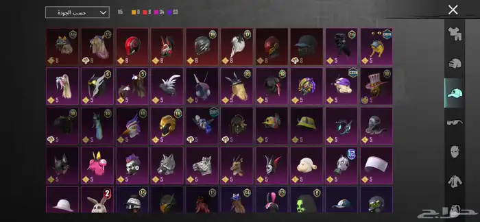 حساب ببجي 7 اسلحه تطور ولباس نادره ولايجيي الاصاملل 13