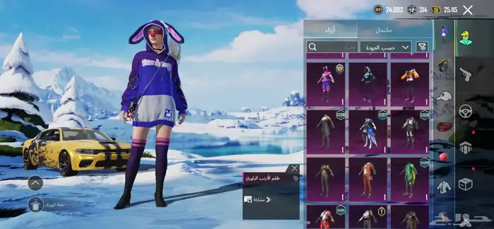 حساب ببجي العالمية 9