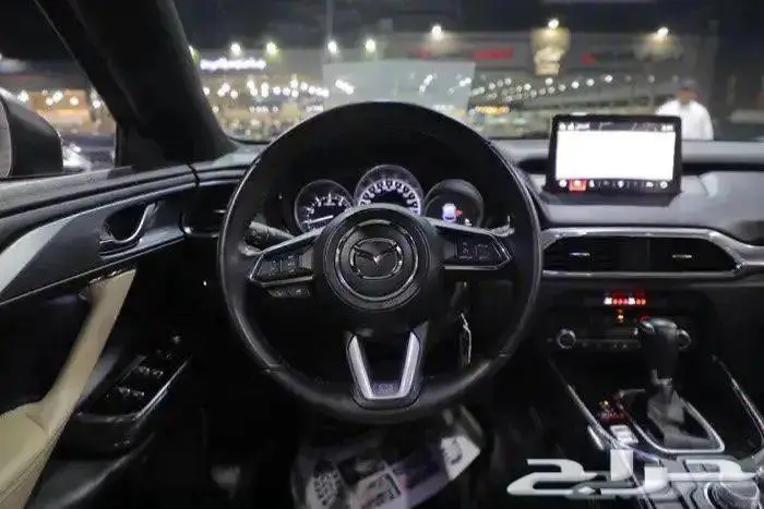 مازدا CX9 فل كامل فتحة سقف جلد اربعة سلندر موديل 2023 13
