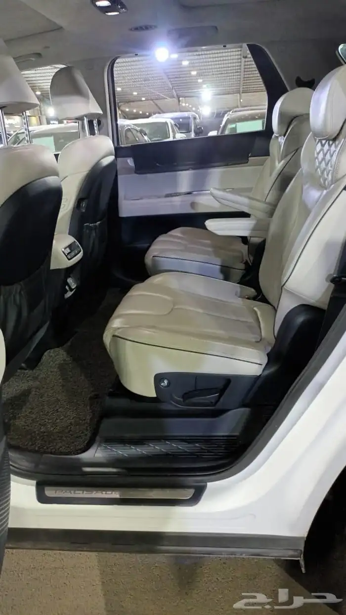 هيونداي باليسيد ابيض 2021 بنزين بطاقة جمركية وارد كوريا 7