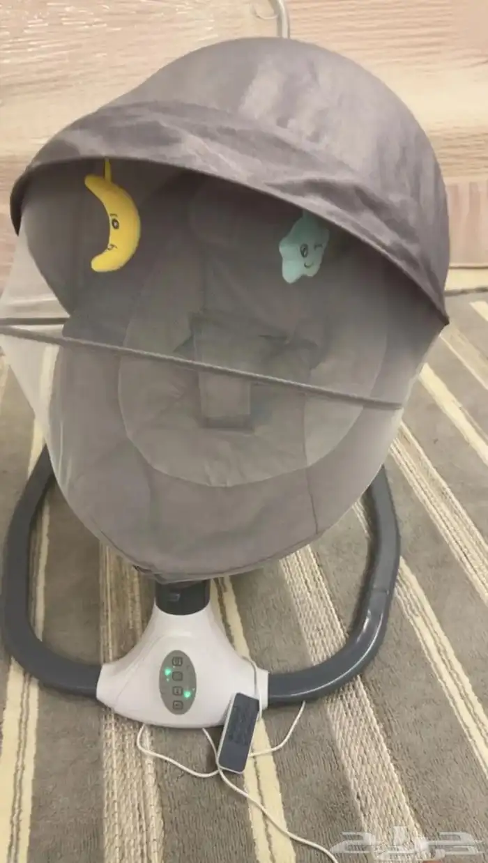 هزاز أطفال غير مستخدم فقط جر بناه ولا اعجب البيبي 0