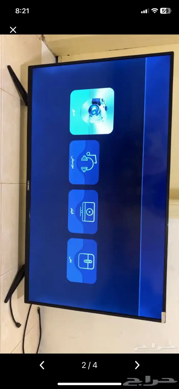 شاشة تلفزيون شبه جديدة 1