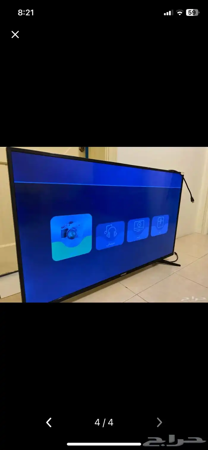 شاشة تلفزيون شبه جديدة 0