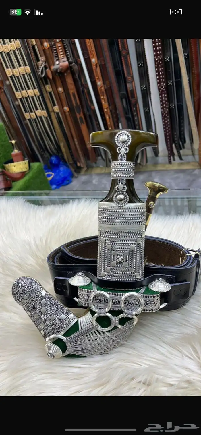 جنبيه قرن فضه للبيع . 0