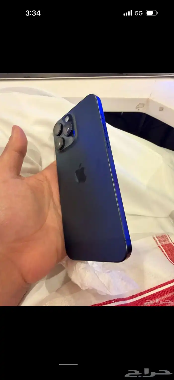 للبيع ايفون 15 برو ماكس 256 قيقا لون ازرق نظيف جدا جدا 1