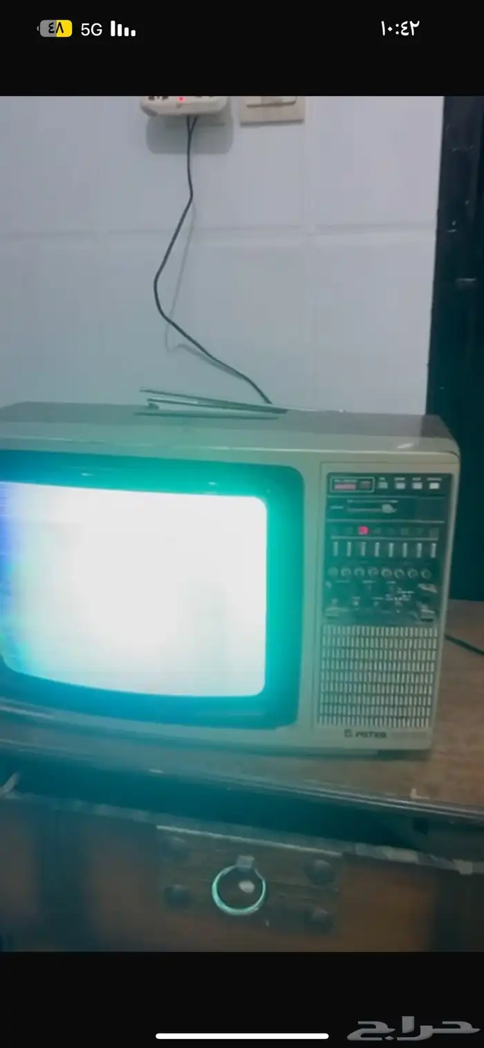 تلفزيون قديم تراثي ياباني سانيو شغال 5