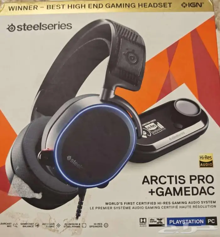 سماعة الألعاب SteelSeries Arctis Pro   GameDAC 0