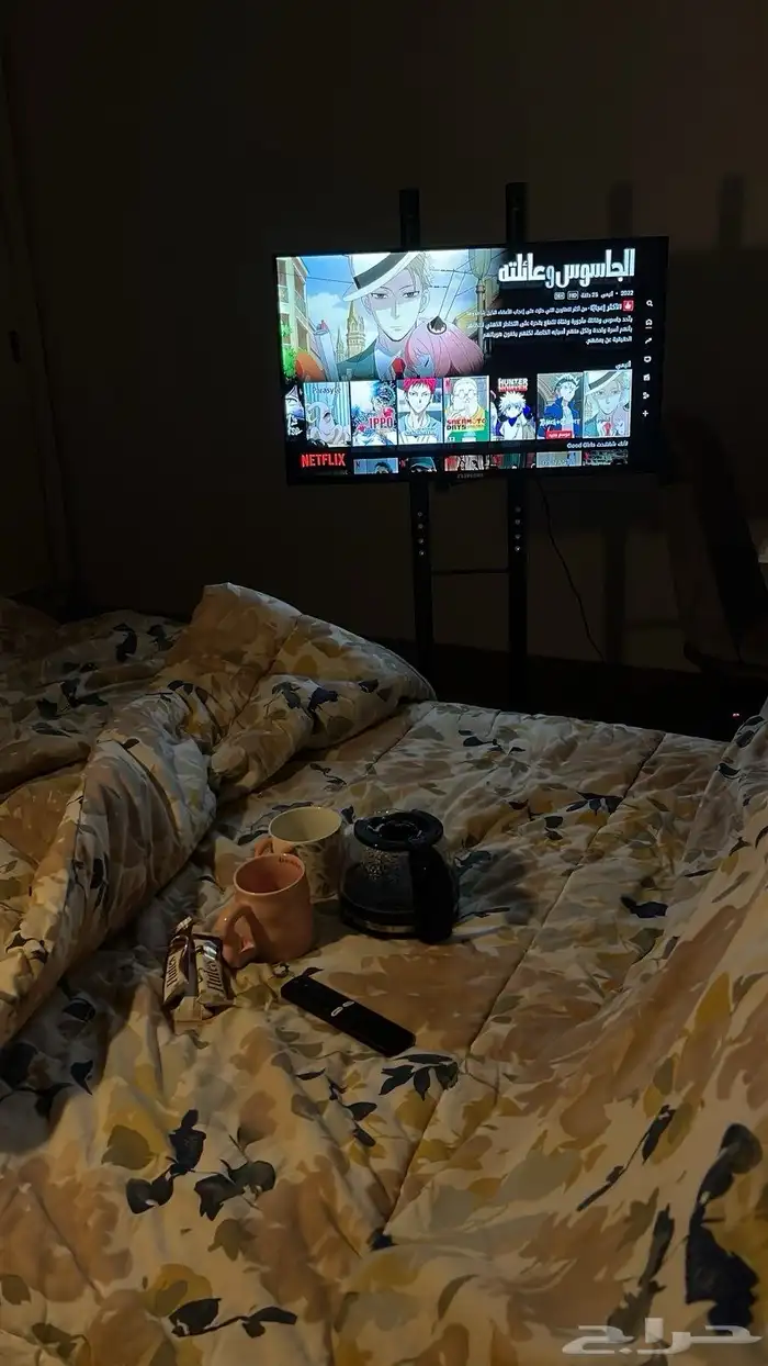 جهاز LED 32 بوصه ومعه جهاز تحكم 0