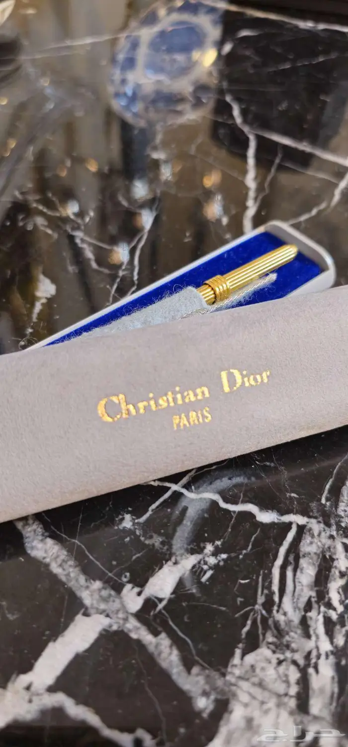 قلم كريستانديور باريس طلاء ذهب فنتج 2